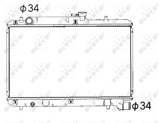 WG1722233 WILMINK GROUP Радиатор, охлаждение двигателя