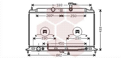 83002078 VAN WEZEL Радиатор, охлаждение двигателя