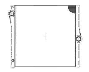 LRc26193 LUZAR Радиатор, охлаждение двигателя
