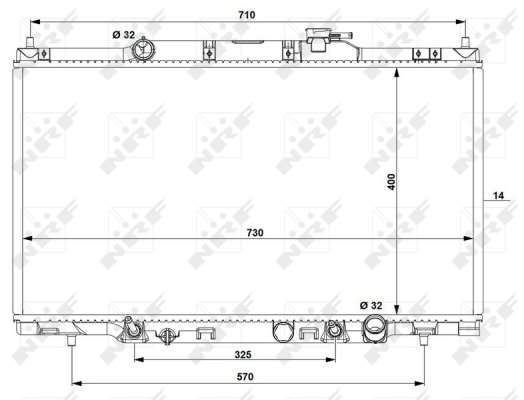 WG1722417 WILMINK GROUP Радиатор, охлаждение двигателя