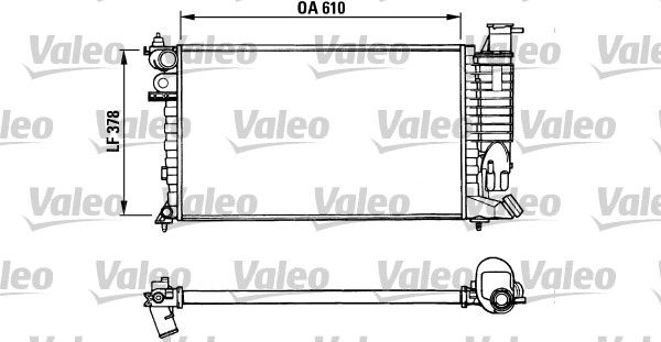 731010 VALEO Радиатор, охлаждение двигателя