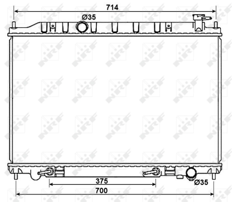 WG1722289 WILMINK GROUP Радиатор, охлаждение двигателя