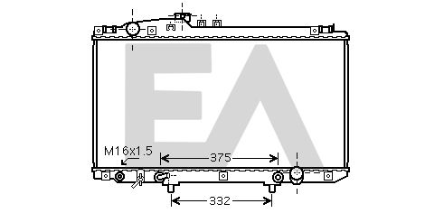 31R71176 EACLIMA Радиатор, охлаждение двигателя