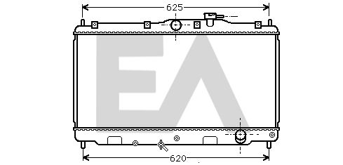 31R26002 EACLIMA Радиатор, охлаждение двигателя