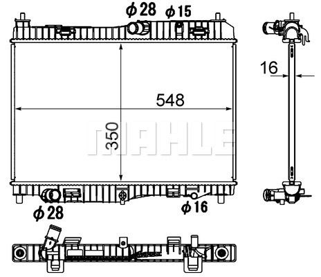 WG2182928 WILMINK GROUP Радиатор, охлаждение двигателя