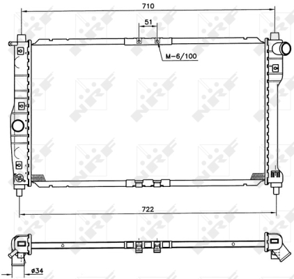 WG1722170 WILMINK GROUP Радиатор, охлаждение двигателя