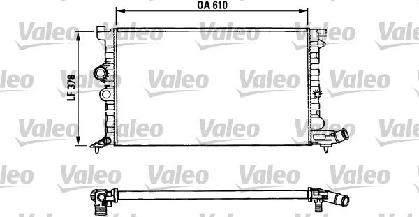 731009 VALEO Радиатор, охлаждение двигателя