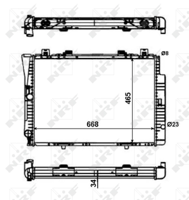 WG1723083 WILMINK GROUP Радиатор, охлаждение двигателя