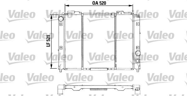 730950 VALEO Радиатор, охлаждение двигателя