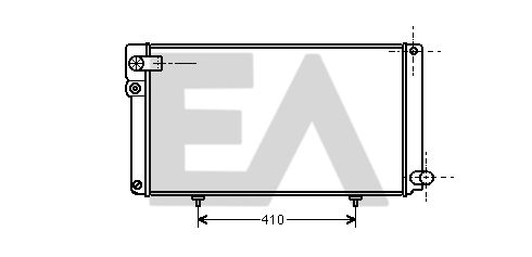 31R55012 EACLIMA Радиатор, охлаждение двигателя