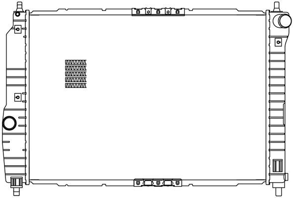 LRc0502 LUZAR Радиатор, охлаждение двигателя