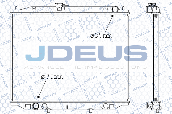 019M52 JDEUS Радиатор, охлаждение двигателя