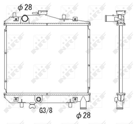 WG1721417 WILMINK GROUP Радиатор, охлаждение двигателя