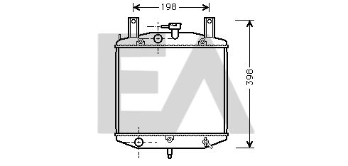 31R19016 EACLIMA Радиатор, охлаждение двигателя