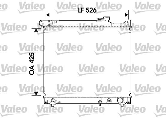 734214 VALEO Радиатор, охлаждение двигателя