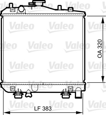 735079 VALEO Радиатор, охлаждение двигателя