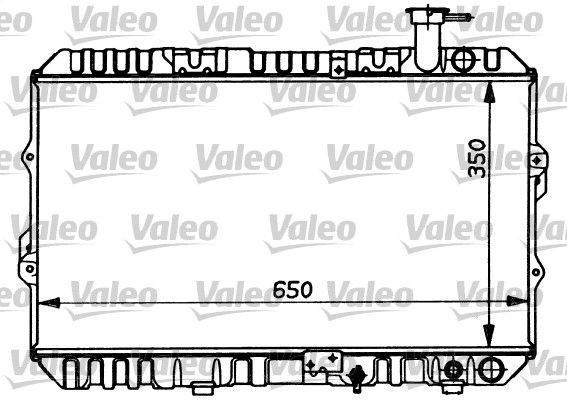 730316 VALEO Радиатор, охлаждение двигателя