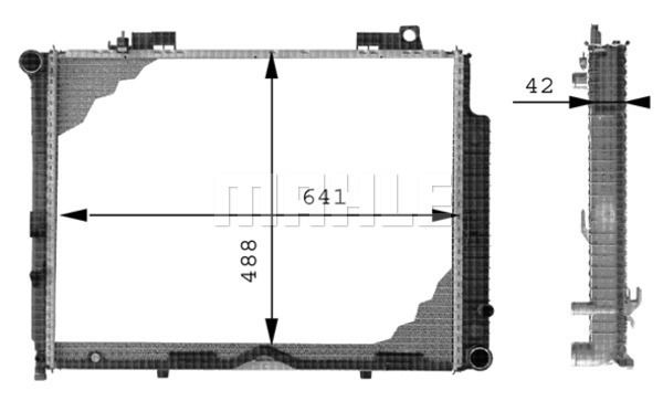 WG2183456 WILMINK GROUP Радиатор, охлаждение двигателя