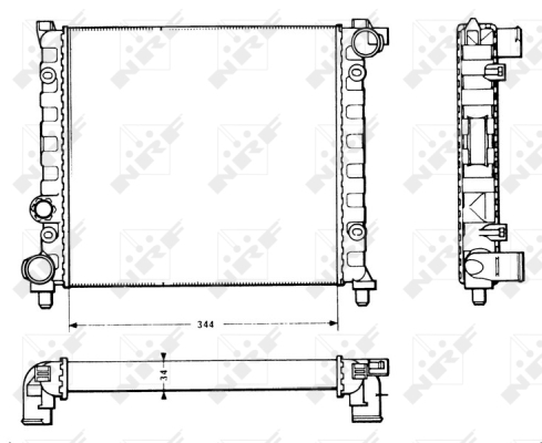 WG1723515 WILMINK GROUP Радиатор, охлаждение двигателя