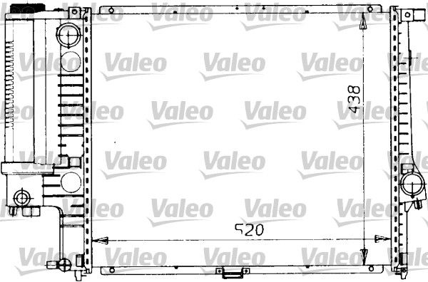 819412 VALEO Радиатор, охлаждение двигателя