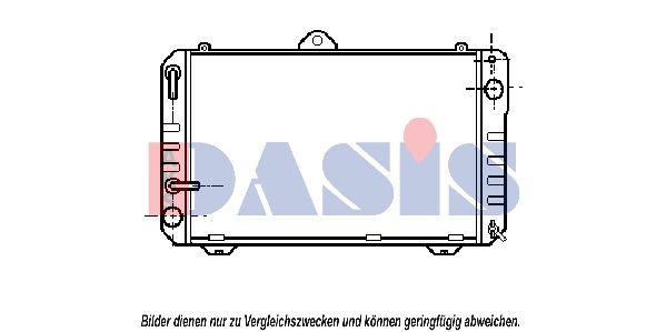 213190N AKS DASIS Радиатор, охлаждение двигателя