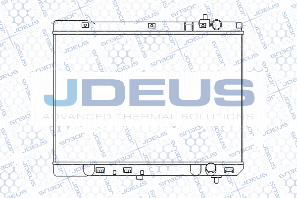 065M19 JDEUS Радиатор, охлаждение двигателя