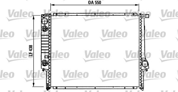 819269 VALEO Радиатор, охлаждение двигателя