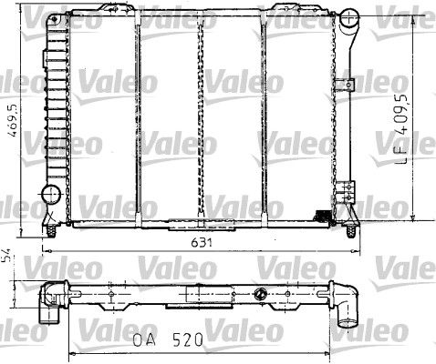 810994 VALEO Радиатор, охлаждение двигателя