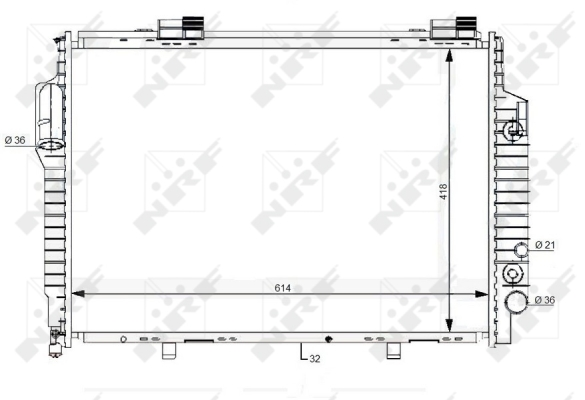 WG1723640 WILMINK GROUP Радиатор, охлаждение двигателя