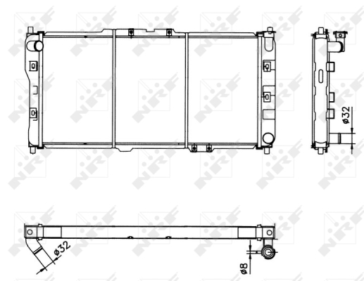 WG1721760 WILMINK GROUP Радиатор, охлаждение двигателя