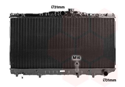 53002030 VAN WEZEL Радиатор, охлаждение двигателя