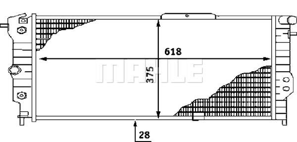 WG2183613 WILMINK GROUP Радиатор, охлаждение двигателя