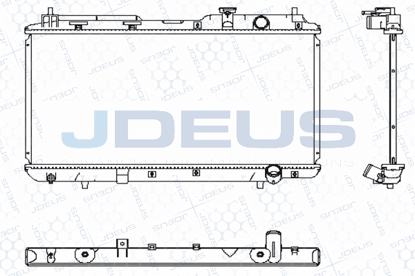 M0130220 JDEUS Радиатор, охлаждение двигателя