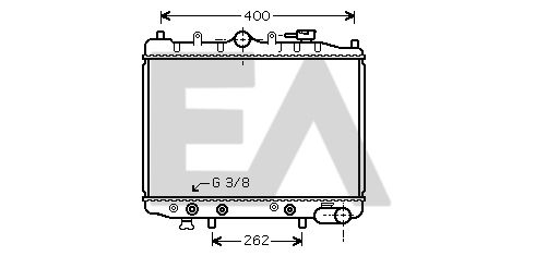 31R52012 EACLIMA Радиатор, охлаждение двигателя