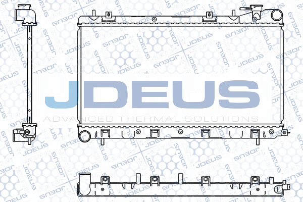 M026012A JDEUS Радиатор, охлаждение двигателя