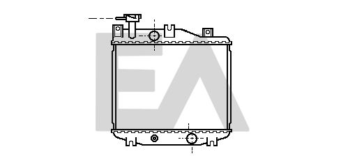 31R19003 EACLIMA Радиатор, охлаждение двигателя