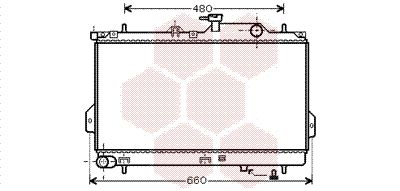 82002098 VAN WEZEL Радиатор, охлаждение двигателя