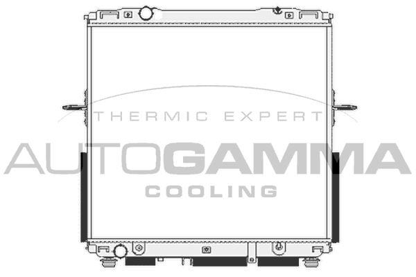 105130 AUTOGAMMA Радиатор, охлаждение двигателя