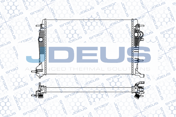 M0231340 JDEUS Радиатор, охлаждение двигателя