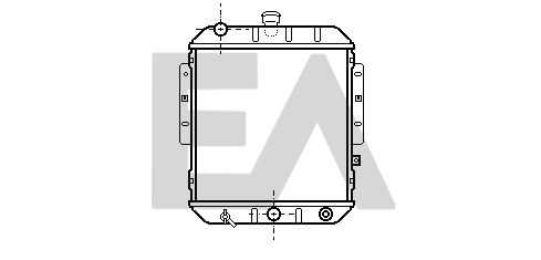 31R19013 EACLIMA Радиатор, охлаждение двигателя