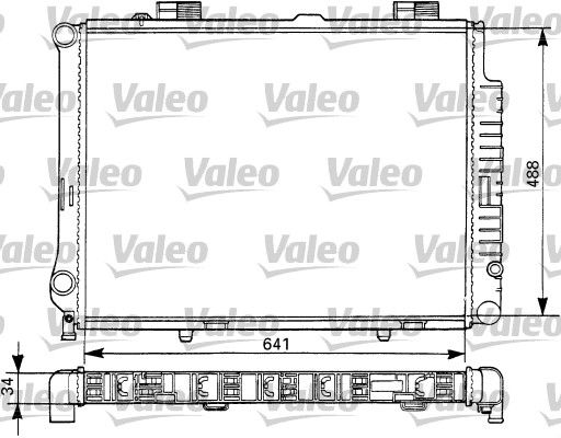 731291 VALEO Радиатор, охлаждение двигателя