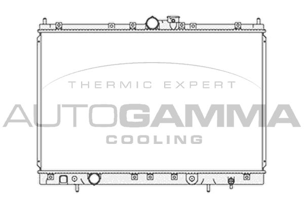 103866 AUTOGAMMA Радиатор, охлаждение двигателя