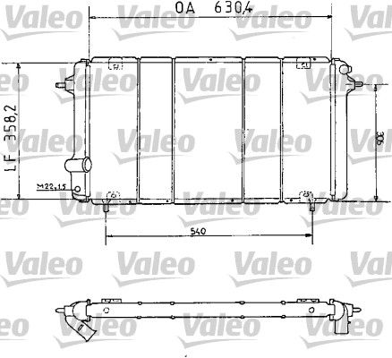 730065 VALEO Радиатор, охлаждение двигателя