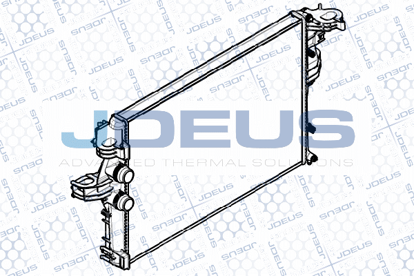 RA0140100 JDEUS Радиатор, охлаждение двигателя