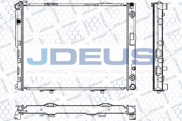 RA0170430 JDEUS Радиатор, охлаждение двигателя