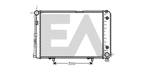 31R50048 EACLIMA Радиатор, охлаждение двигателя