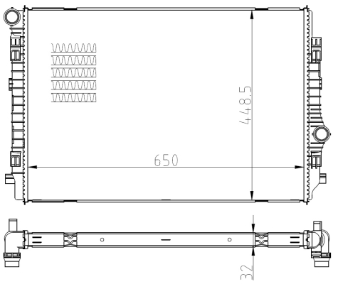 WG2184562 WILMINK GROUP Радиатор, охлаждение двигателя