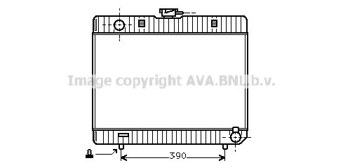 MS2103 AVA QUALITY COOLING Радиатор, охлаждение двигателя