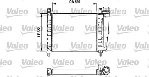 730991 VALEO Радиатор, охлаждение двигателя