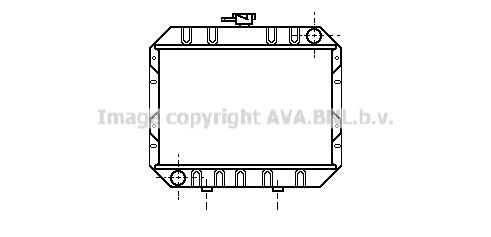 FD2063 AVA QUALITY COOLING Радиатор, охлаждение двигателя